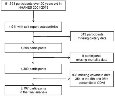 Physical activity modifies the association of the composite dietary antioxidant index with all-cause mortality in the US osteoarthritis population